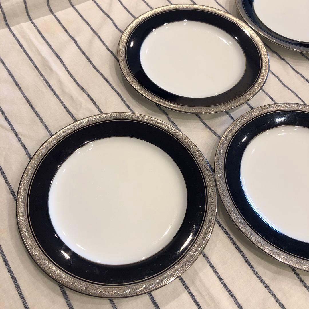 値下げ　ノリタケ　Noritake　クレストウッド コバルトプラチナ　21cm