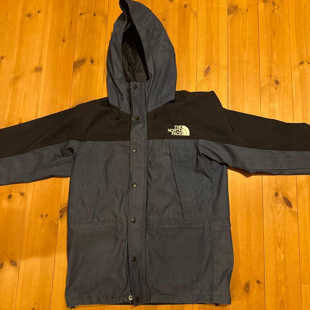 THE NORTH FACE マウンテンパーカー ネイビー/ブラック　デニム生地