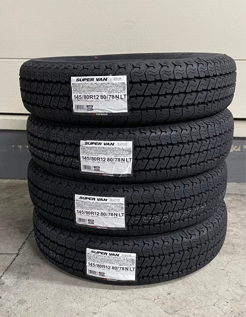 358様最終値下【新品】145/80R12 バン用タイヤ（2025年製）