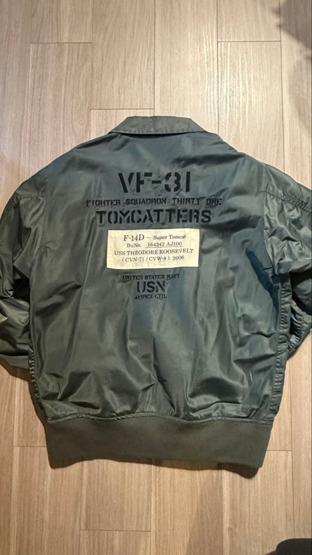 AVIREX MA-1 フライトジャケット VF-31