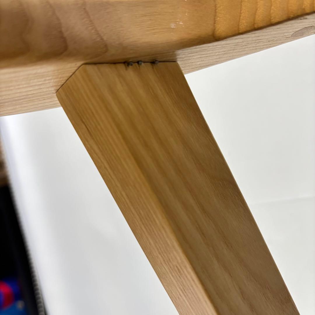 【未使用・難あり】ダイニングチェア　ナチュラル×ブラック