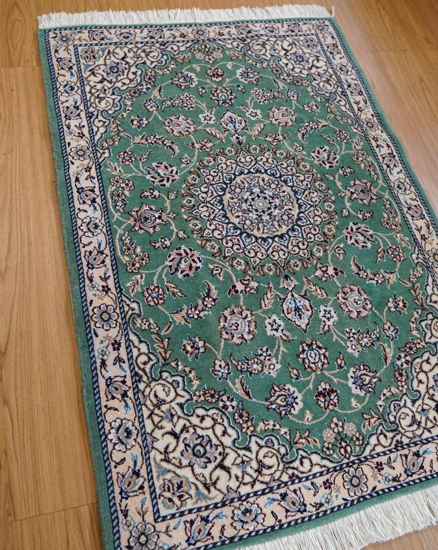 116×78cm ペルシャ絨毯 ナイン産