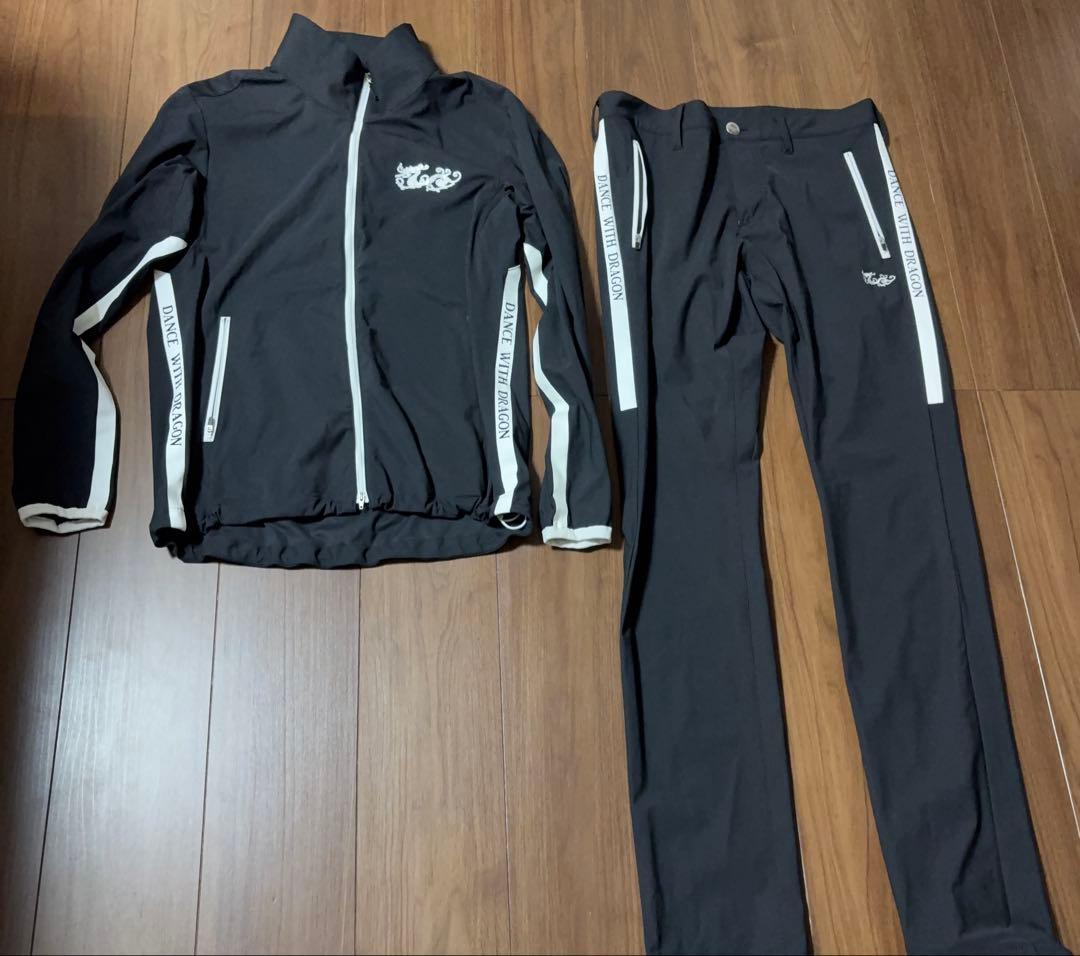 レア品　メンズ　ダンスウィズドラゴン　セットアップ　黒