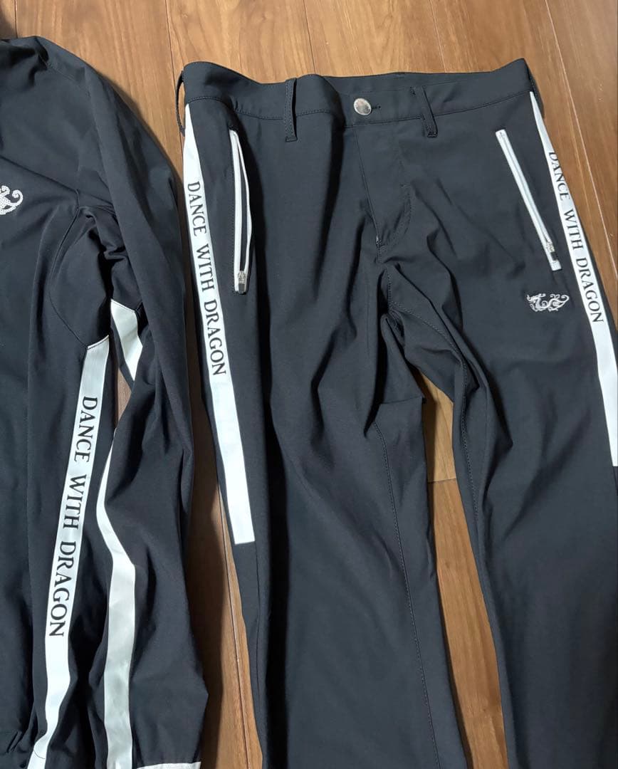 レア品　メンズ　ダンスウィズドラゴン　セットアップ　黒