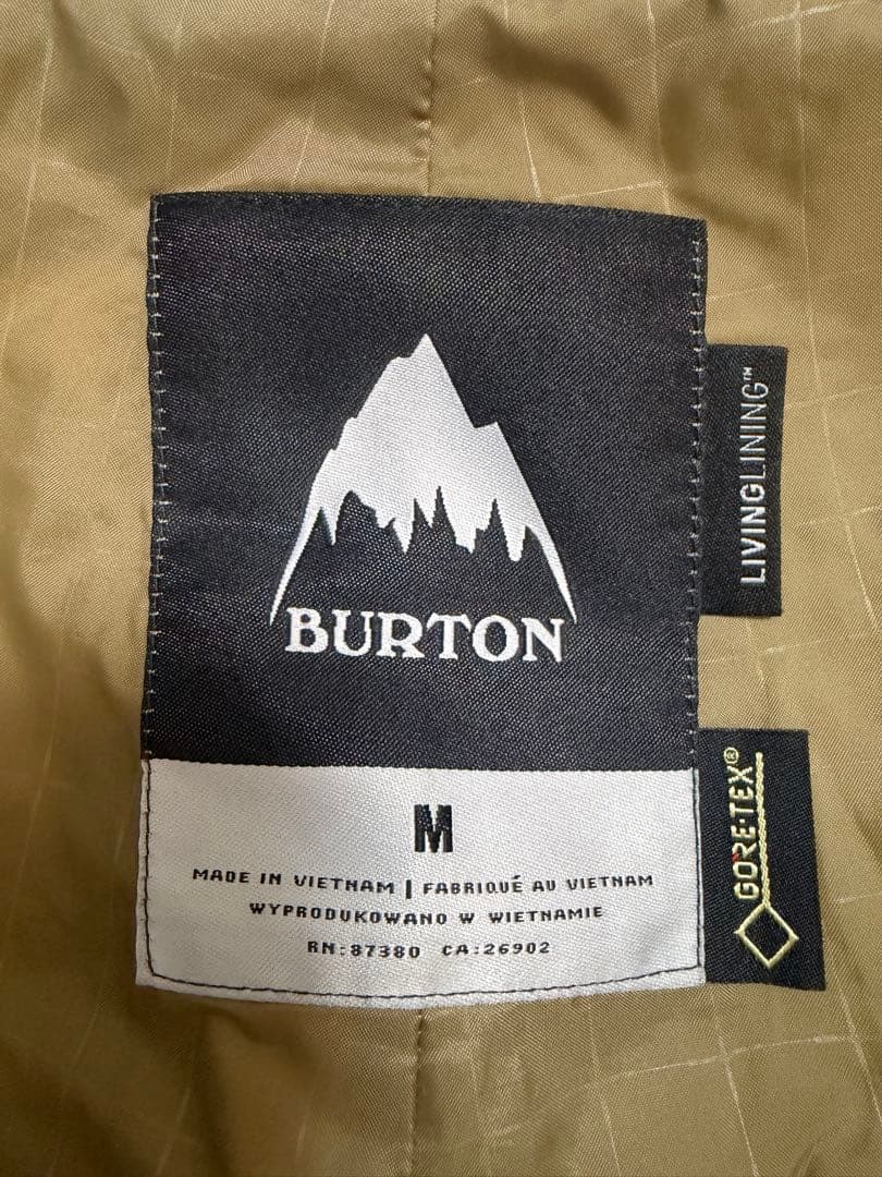 BURTONゴアテックス　ビブパンツ　Mサイズ