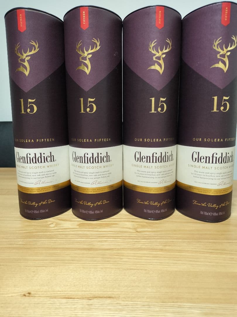 【新品未開封送料込】グレンフィディック 15年 ソレラリザーブ 700ml×4本