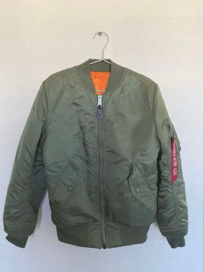 ALPHA INDUSTRIES MA-1 フライトジャケット オリーブ XS