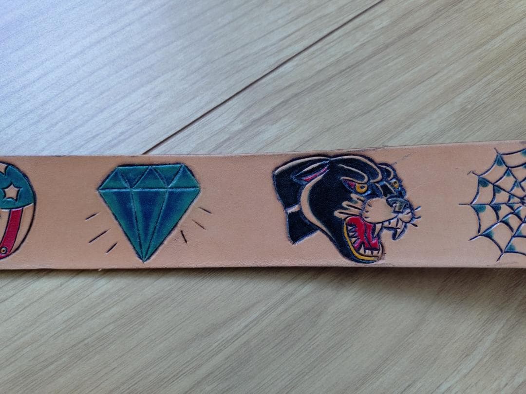 33インチ タトゥーデザインベルト オアグローリー ギャングスタービル RATS