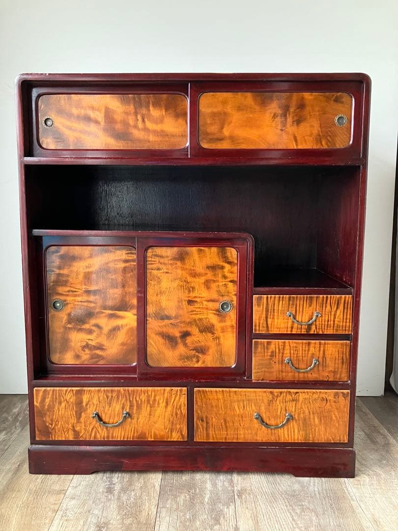 Goldマン様 茶箪笥　とても古い　水屋　天然木　小さな茶棚