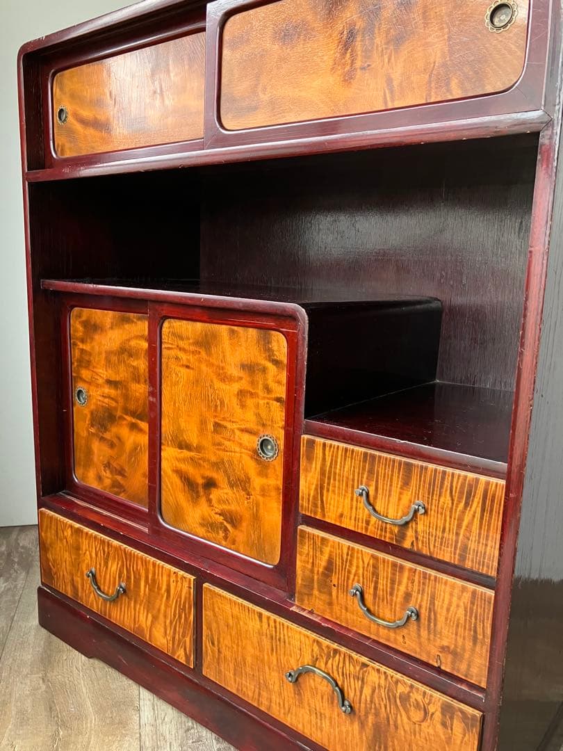 Goldマン様 茶箪笥　とても古い　水屋　天然木　小さな茶棚