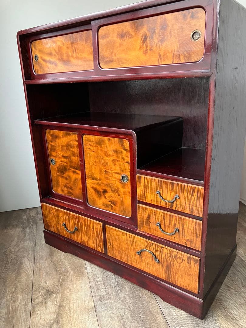 Goldマン様 茶箪笥　とても古い　水屋　天然木　小さな茶棚