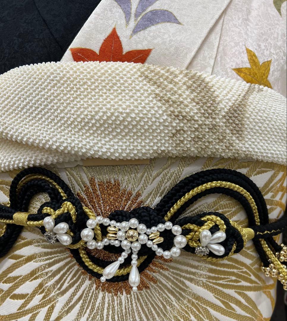 振り袖　フルセット　長襦袢付　成人式　金彩加工　刺繍入り　くすみカラー　693