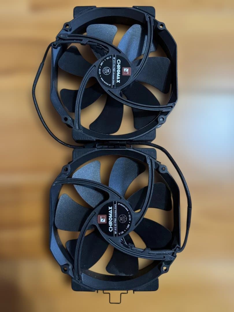 【美品】NOCTUA NH-D15 chromax.black CPUクーラー