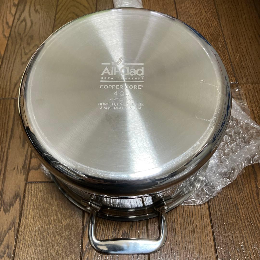 調理器具 All-Clad Copper Core Sauce Pan 4Q