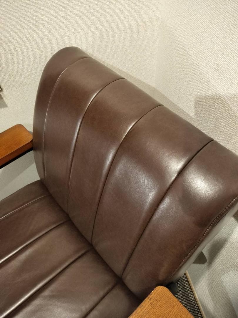 ニトリ1人掛けソファ (Nシールド ステイン2KD DBR)