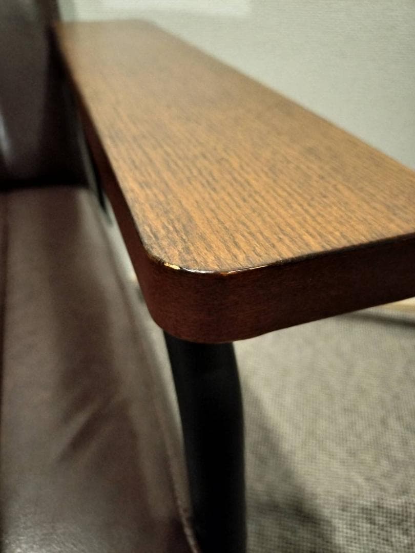 ニトリ1人掛けソファ (Nシールド ステイン2KD DBR)