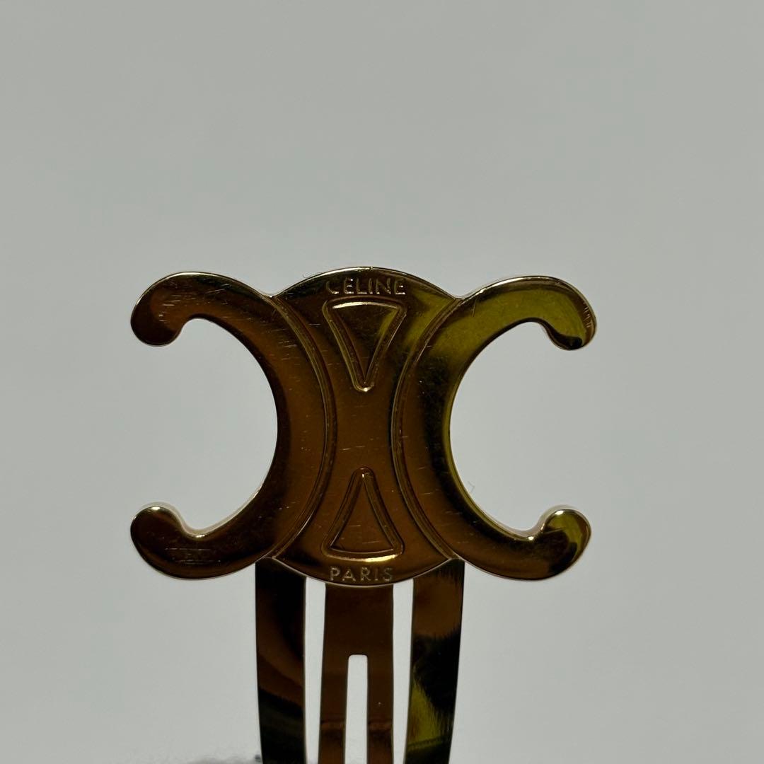 CELINE セリーヌ ヘアピン トリオンフ FMB3293 ゴールド 正規品