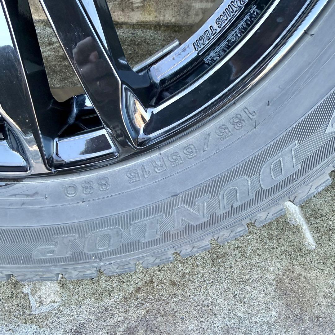 【送料込】ダンロップ WM02 185/65R15 スタッドレス4本セット