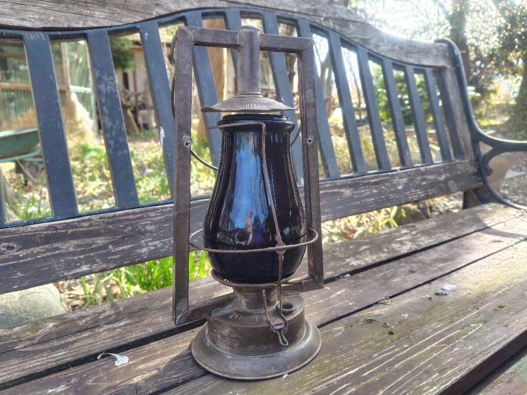 デイツランタン Dietz アンティーク ヴィンテージ 赤グローブ