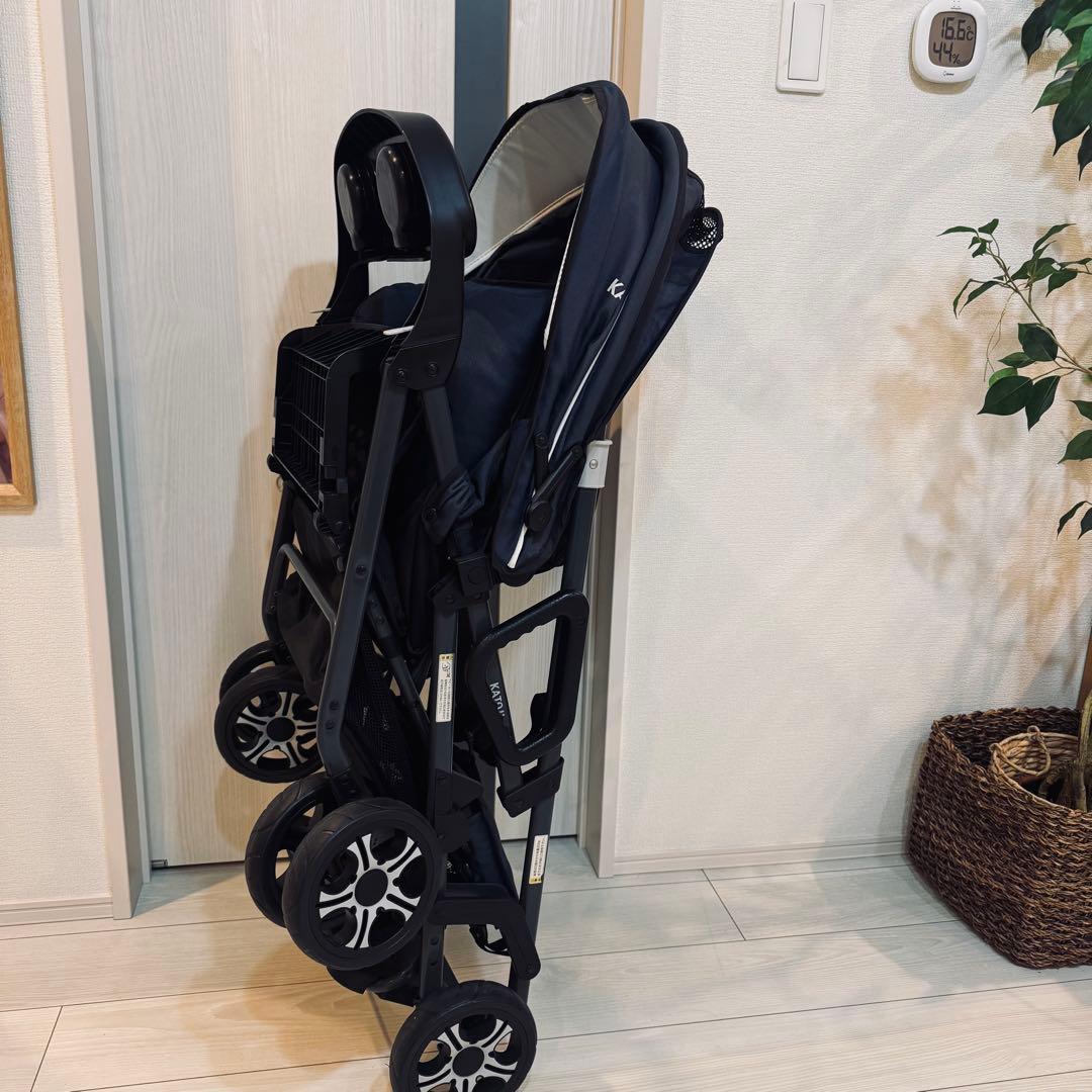 KATOJI カトージ 二人でゴー 2人乗りベビーカー ネイビー