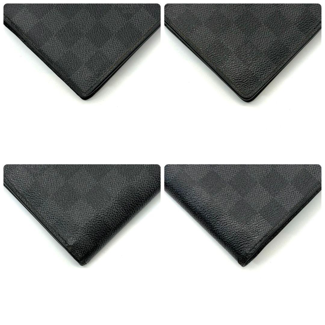 良品 ルイヴィトン ダミエ グラフィット ポルトフォイユ マルコ 財布 二つ折り