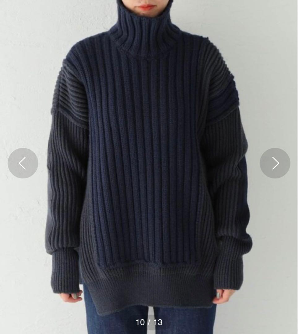 【MM6/エムエム６】TURTLE NECK SWEATER ハイネックニット