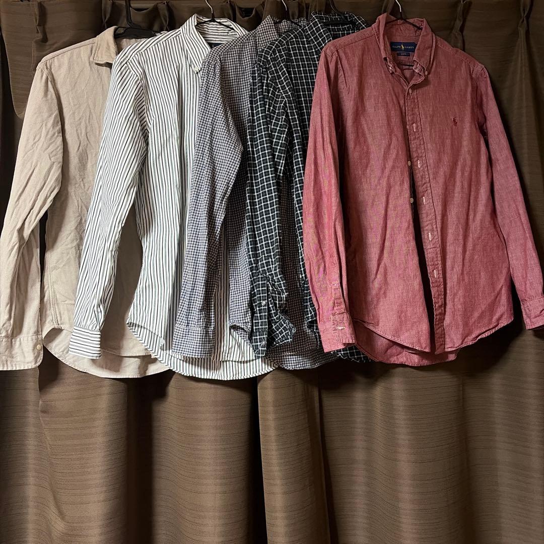 【Tom 】ポロラルフローレン　スリムフィットシャツ　５着セット　s/p
