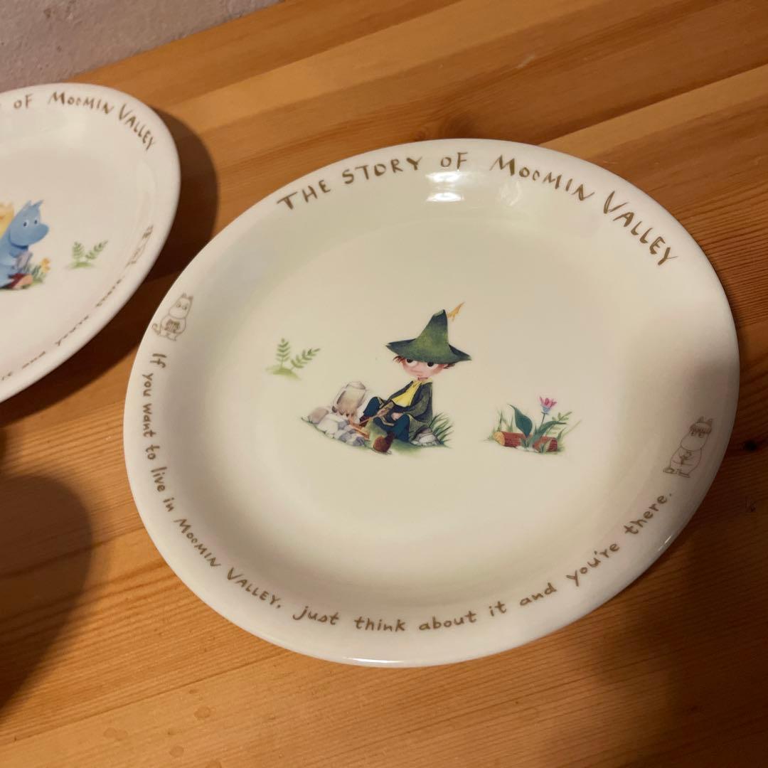ムーミン スナフキン ミー モーニング 食器セット カップ2個と皿2枚