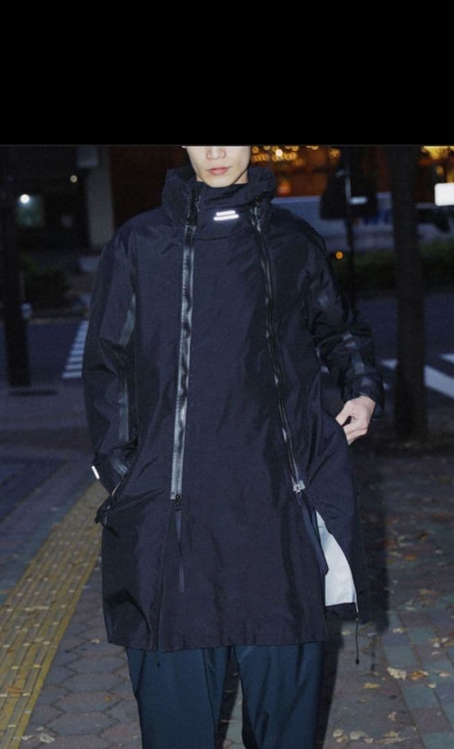 送料込alk phenixアルクフェニックスumbrella coat 黒 L