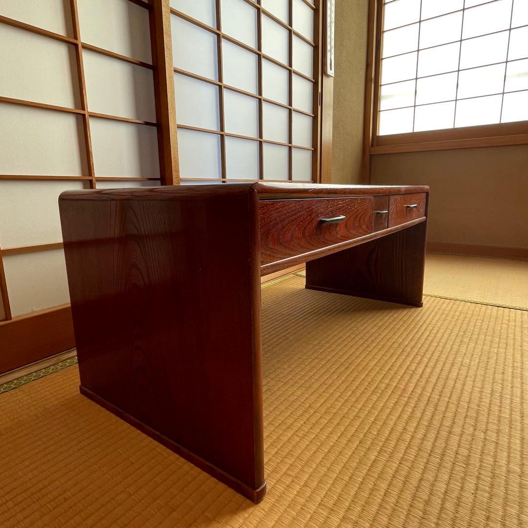 文机　ローテーブル　アンティーク　古家具