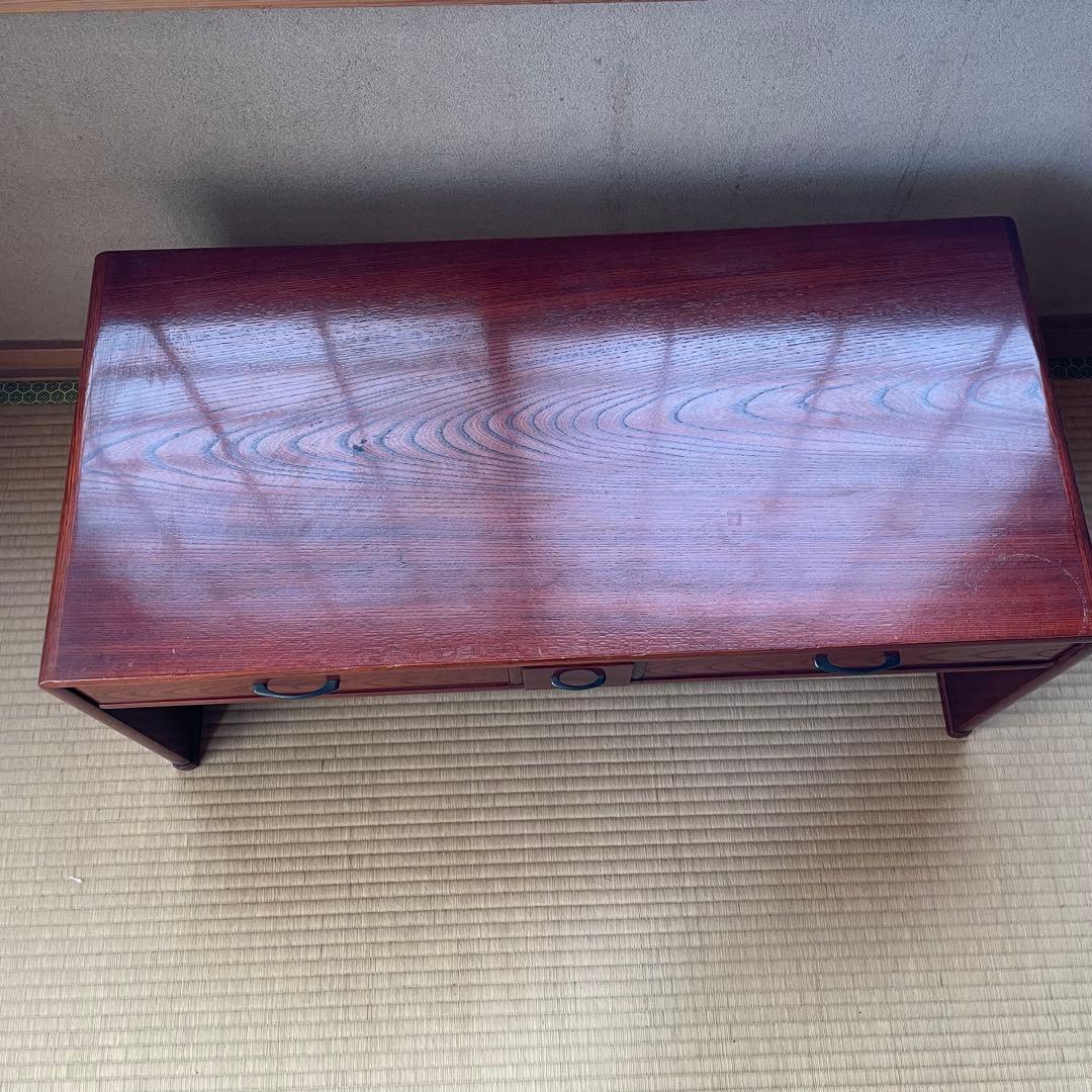 文机　ローテーブル　アンティーク　古家具