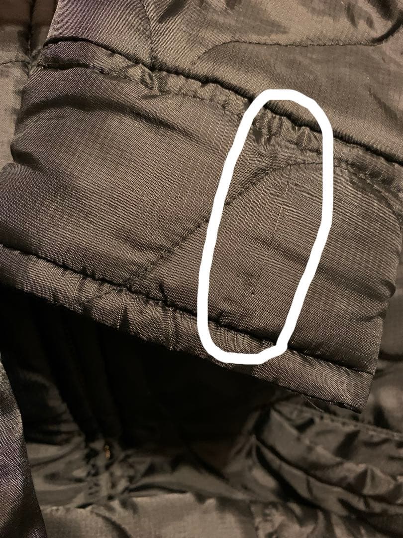 アルファ ジャケット スカジャン　キルティング　刺繍　龍　福 黒 M