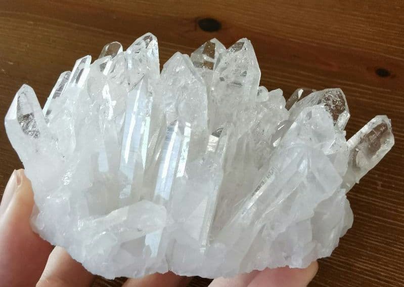 レコードキーパー入り 高品質 アーカンソー産 水晶 クラスター B