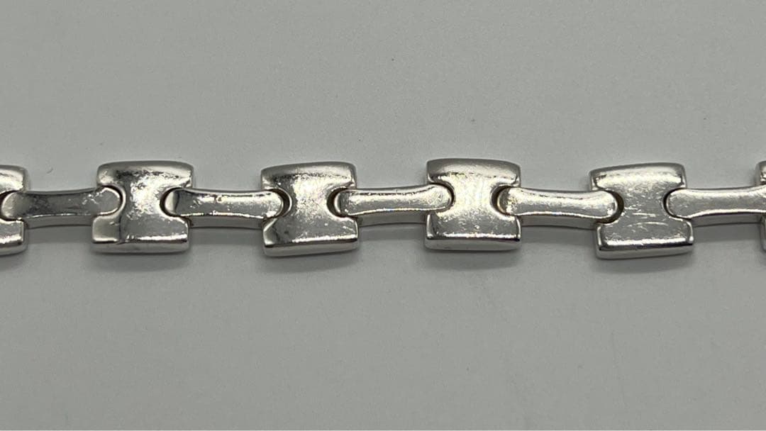 グッチ GUCCI Hリンク プレート ブレスレット SV925