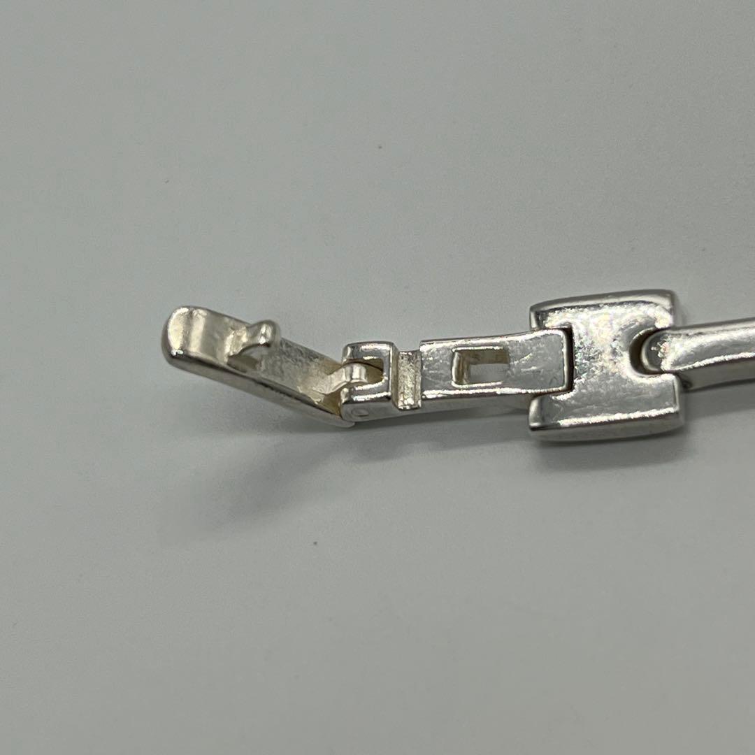 グッチ GUCCI Hリンク プレート ブレスレット SV925