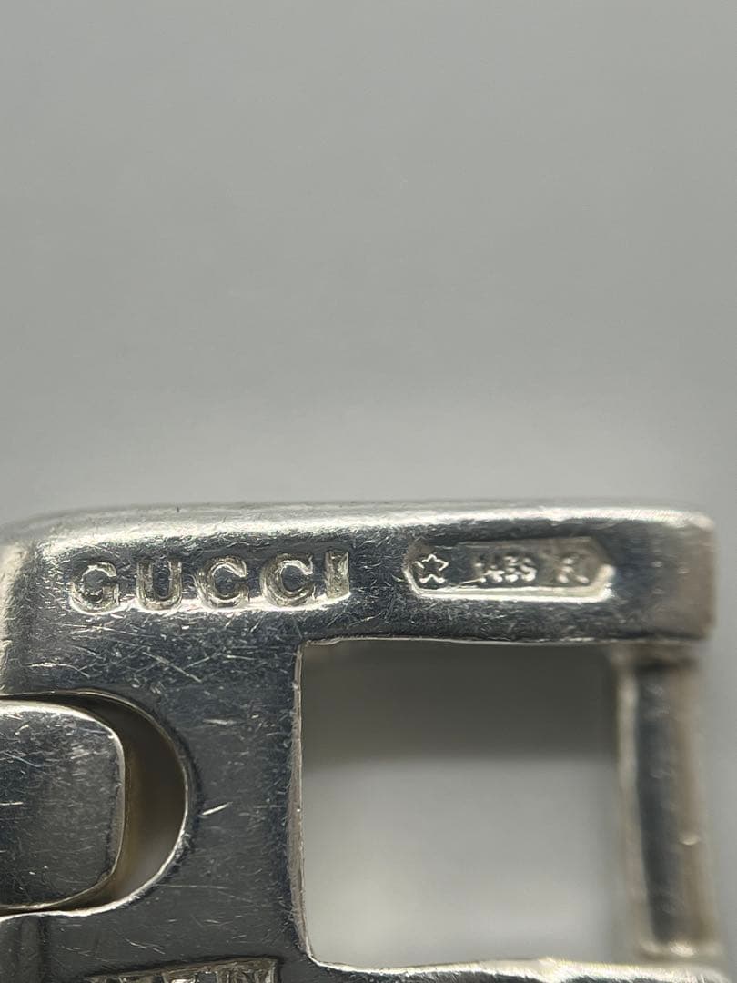 グッチ GUCCI Hリンク プレート ブレスレット SV925