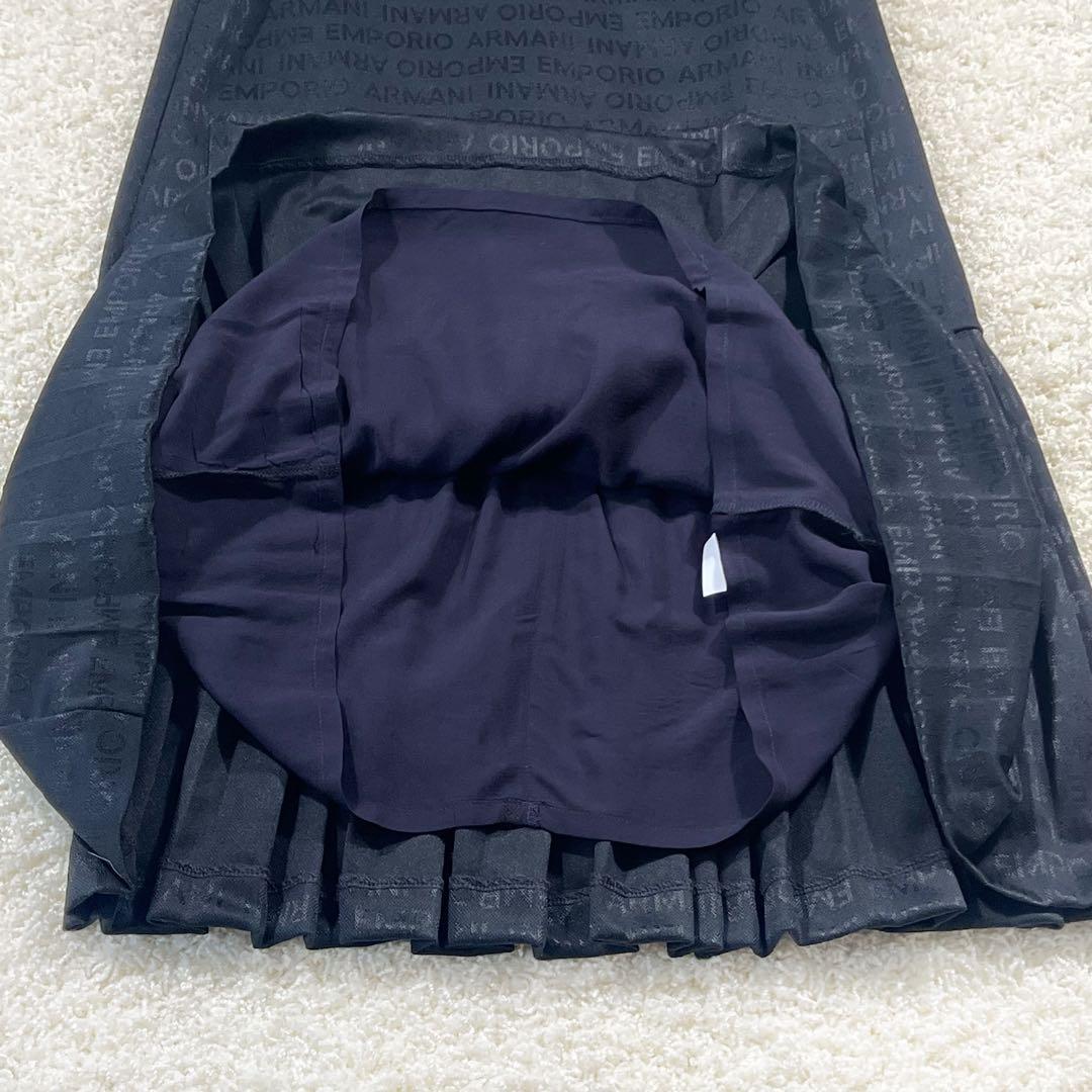 エンポリオ アルマーニ ジャカードレタリングジャージーフレアワンピース キッズ