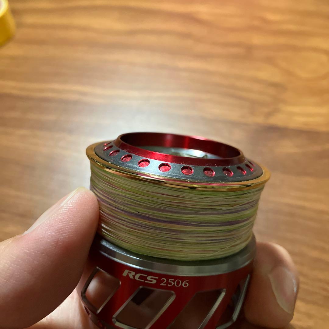 廃盤　美品　ダイワ　アイズファクトリー　RCS 2506 レッド　スプール