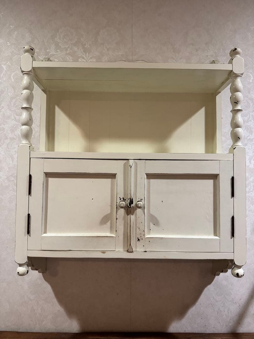 古家具 ♡ シェルフ ♡ クリーム色