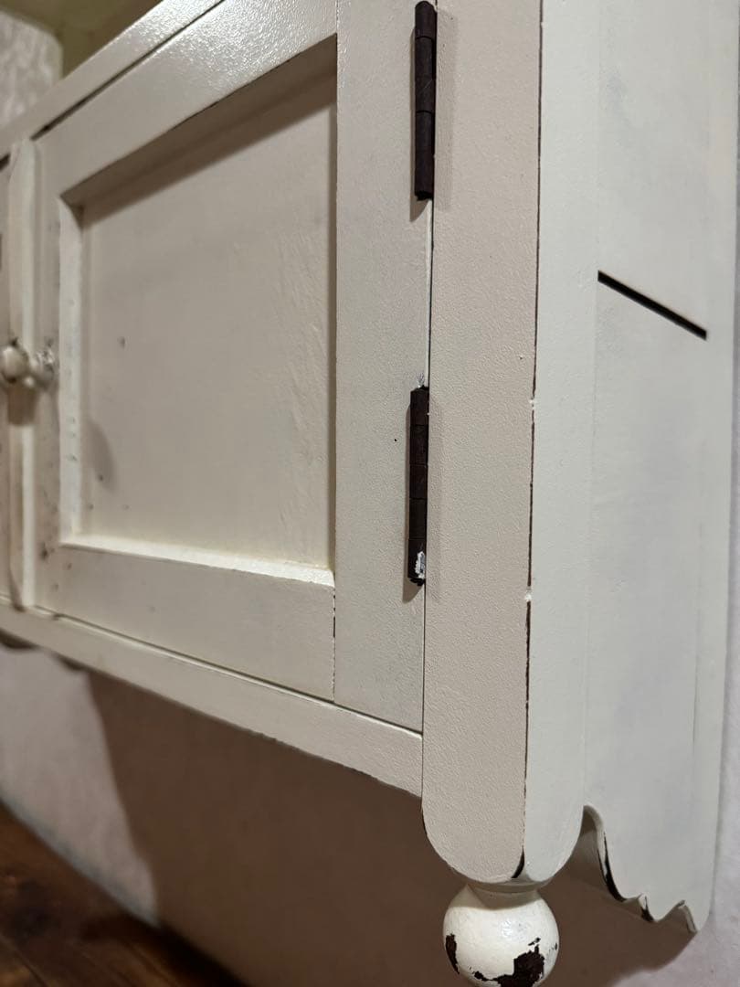 古家具 ♡ シェルフ ♡ クリーム色