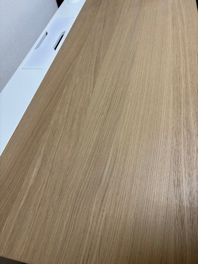 MITTZON デスク 140x60 cm ホワイト/ナチュラル