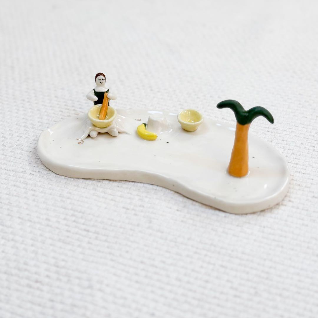 Feves フェーブス 陶器 プレート セラミックアート Life's 購入