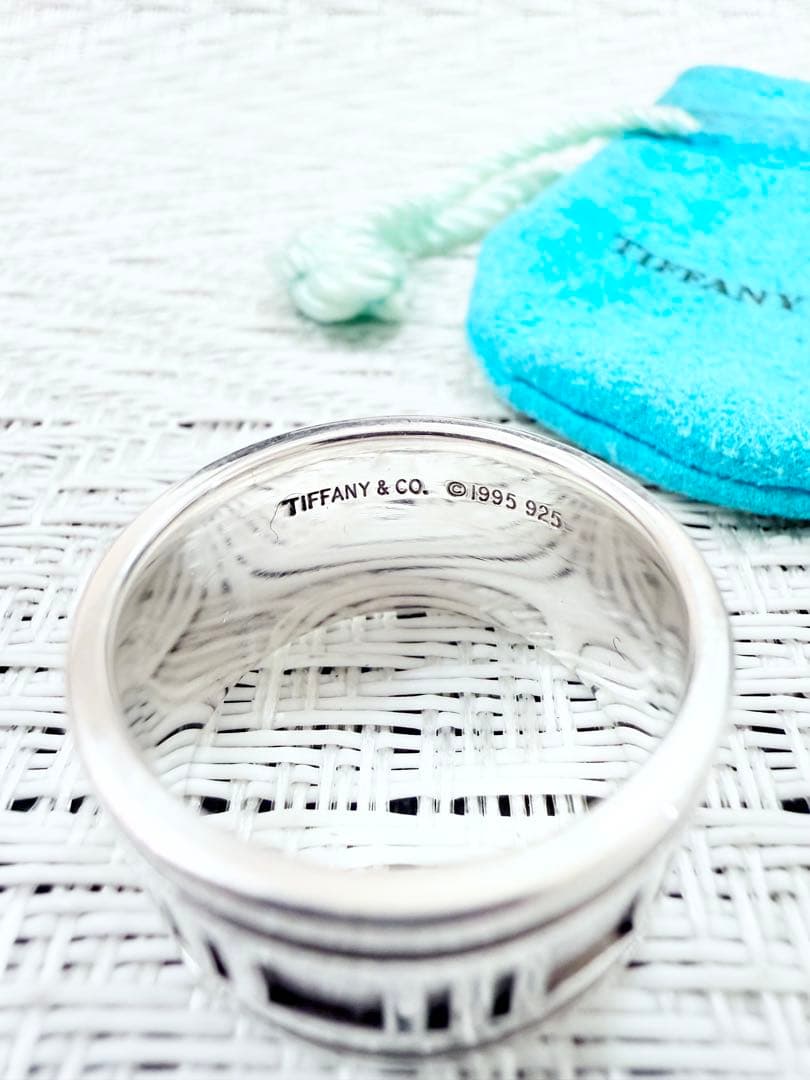 ティファニー　アトラス　ワイド　指輪　リング　21.5号　研磨仕上済美品 925