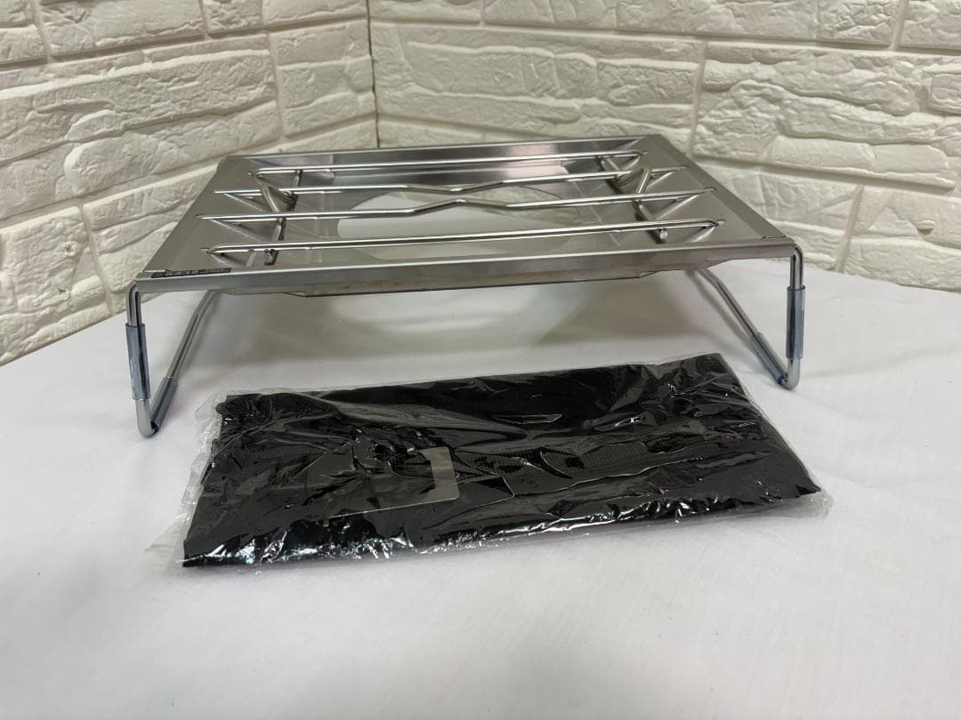 未使用  peak スノーピーク フラットバーナー 五徳トッププレート脚