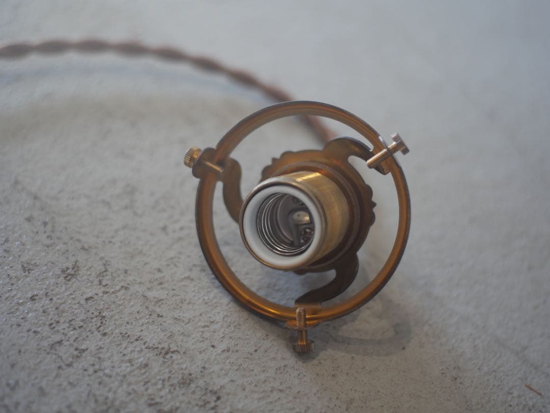 ②アトリエ　ライト　ペンダント　照明　ランプ　古道具　アンティーク　昭和レトロ