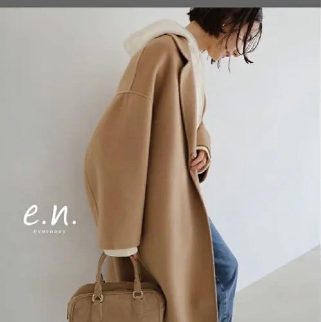 evernavy キャメル チェスターリバーコート MTサイズ