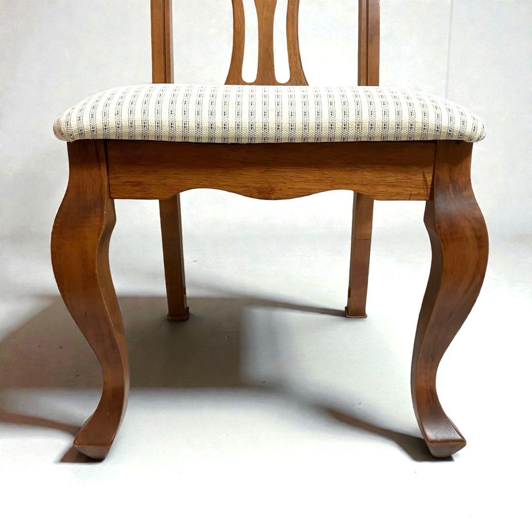 【美品】英国 イギリス アンティーク　ダイニングチェア 猫脚 チッペンデール様式