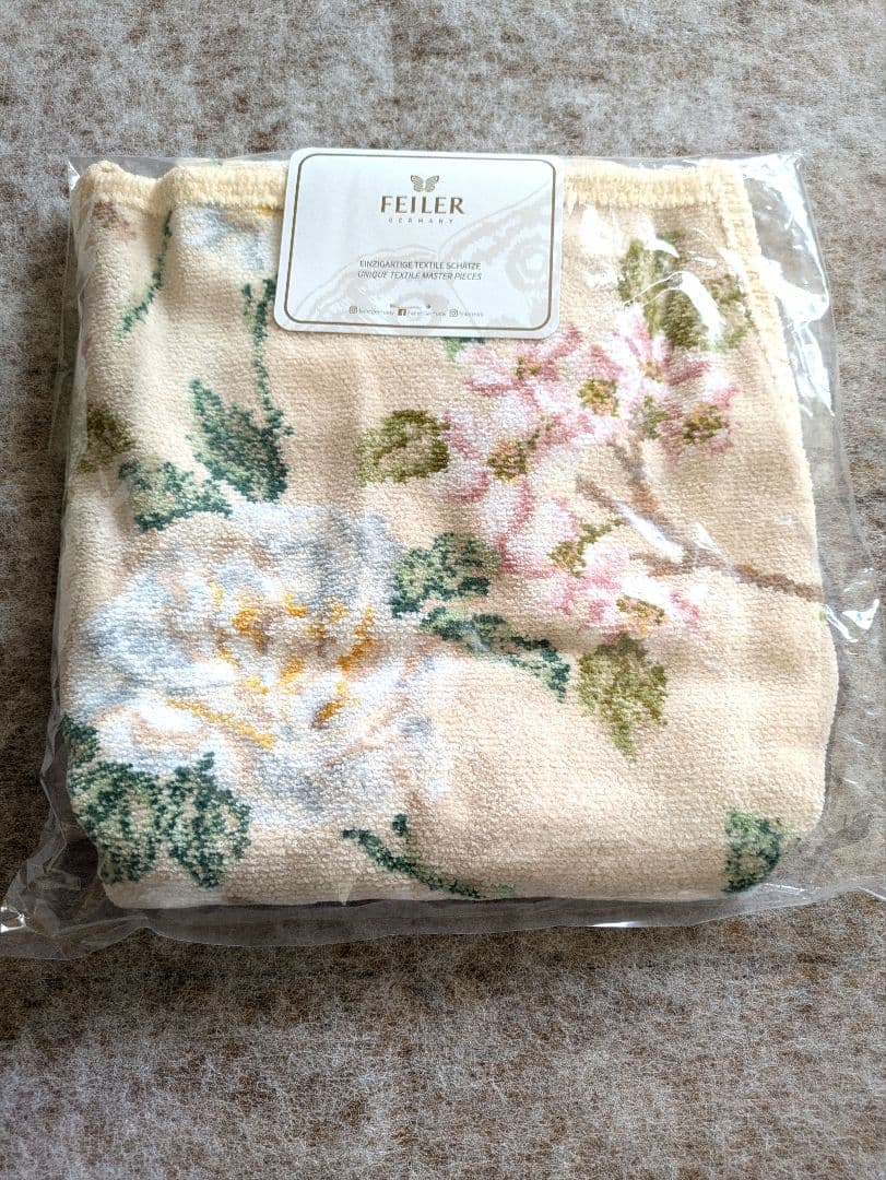 T*m様 【新品未使用】タオルエプロン　No.5 バニラローズ　料理教室　お稽古