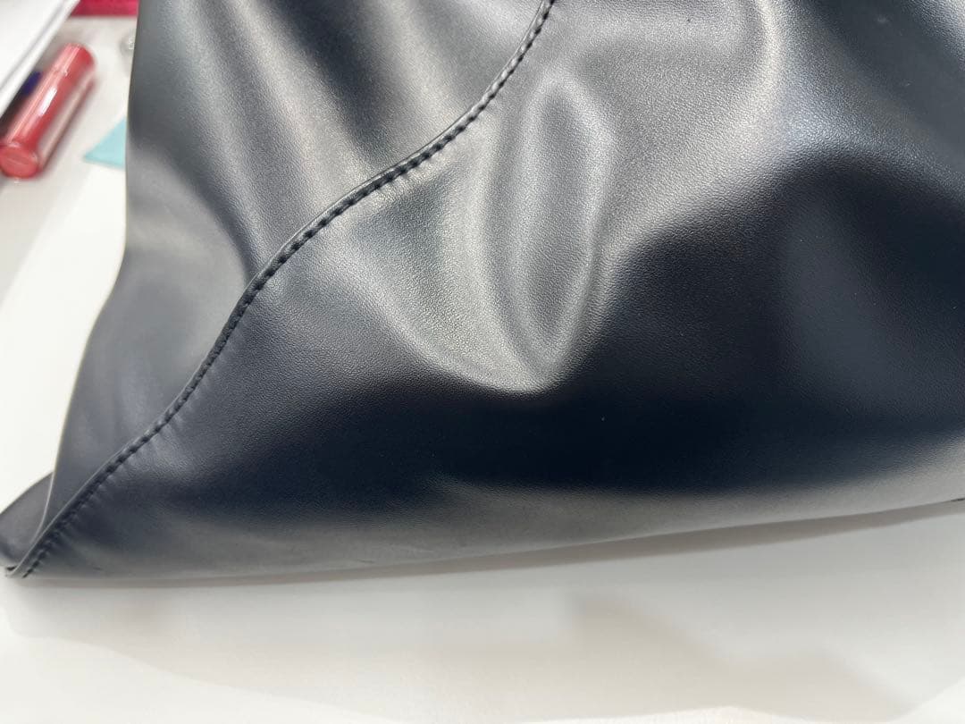 mm6 レザートートバッグ