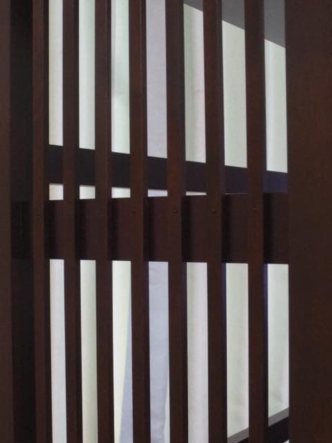 北海道民芸家具 樺 無垢材 HM117 格子 書棚/本棚/飾り棚/クラインテリア